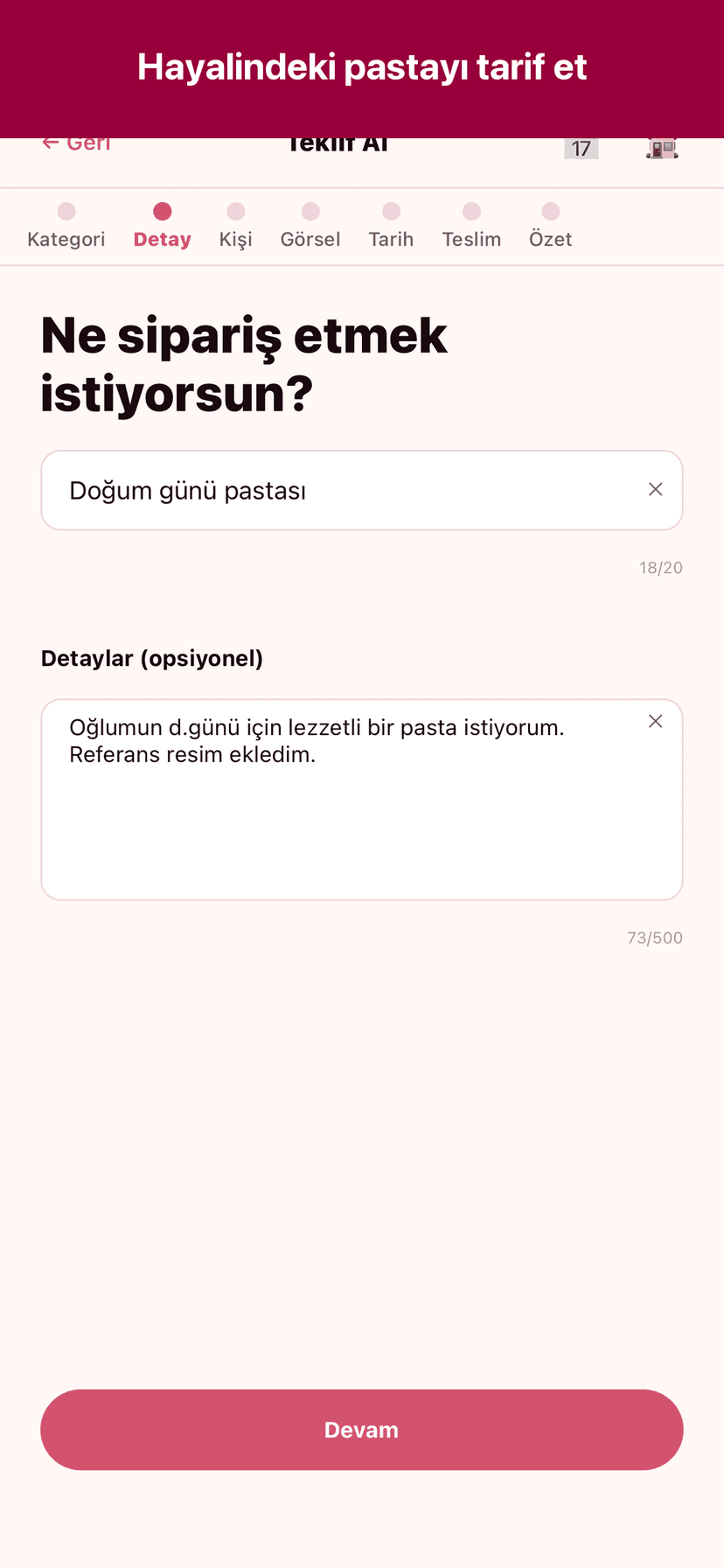Pastacım ekran görüntüsü 3